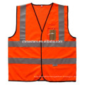 EN approved 4 strips reflective vest, 3m safety clothes